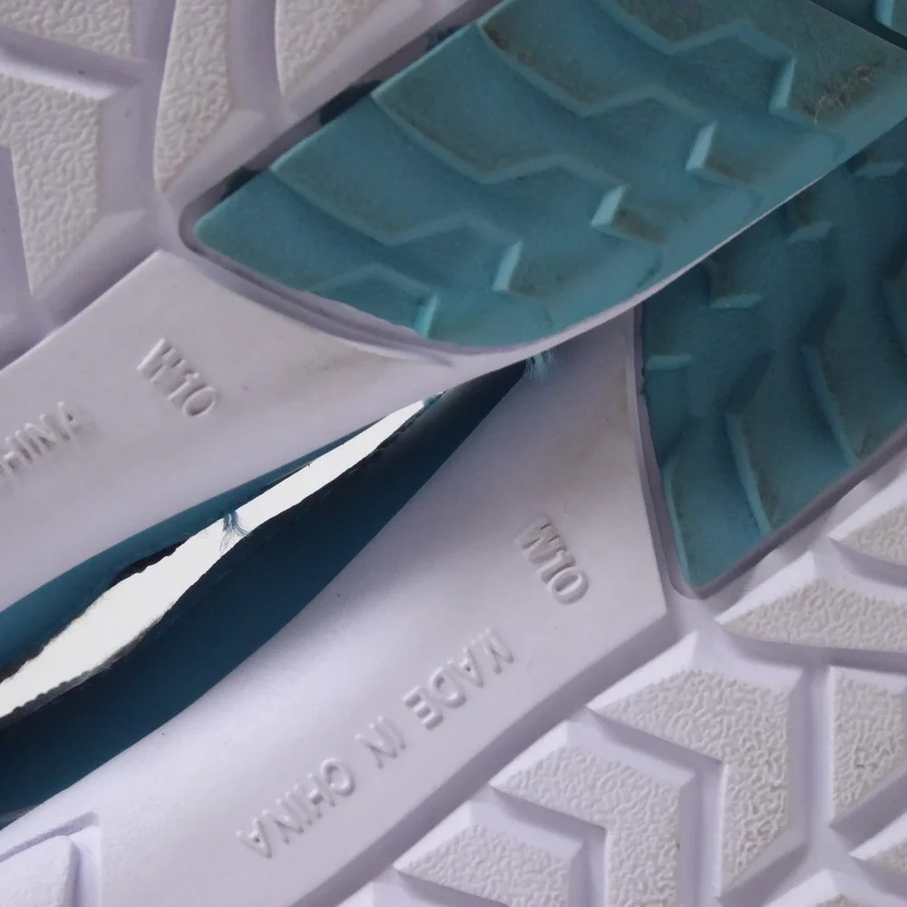 Xero Shoes Womens Zelen Barefoot Running Shoes Blue White Size 10